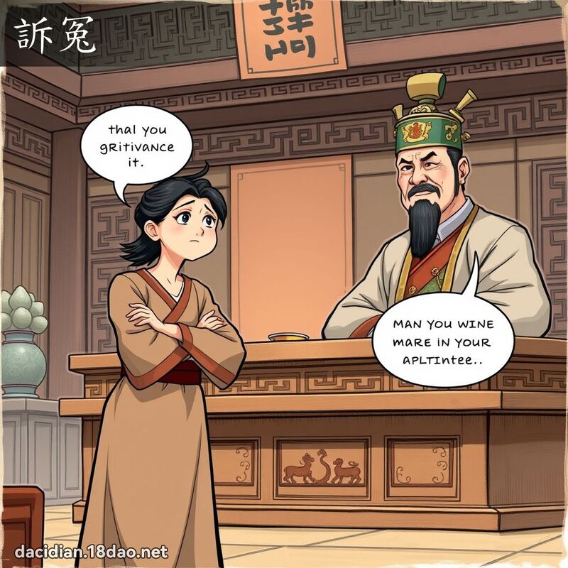 诉冤 - 国语大辞典配图