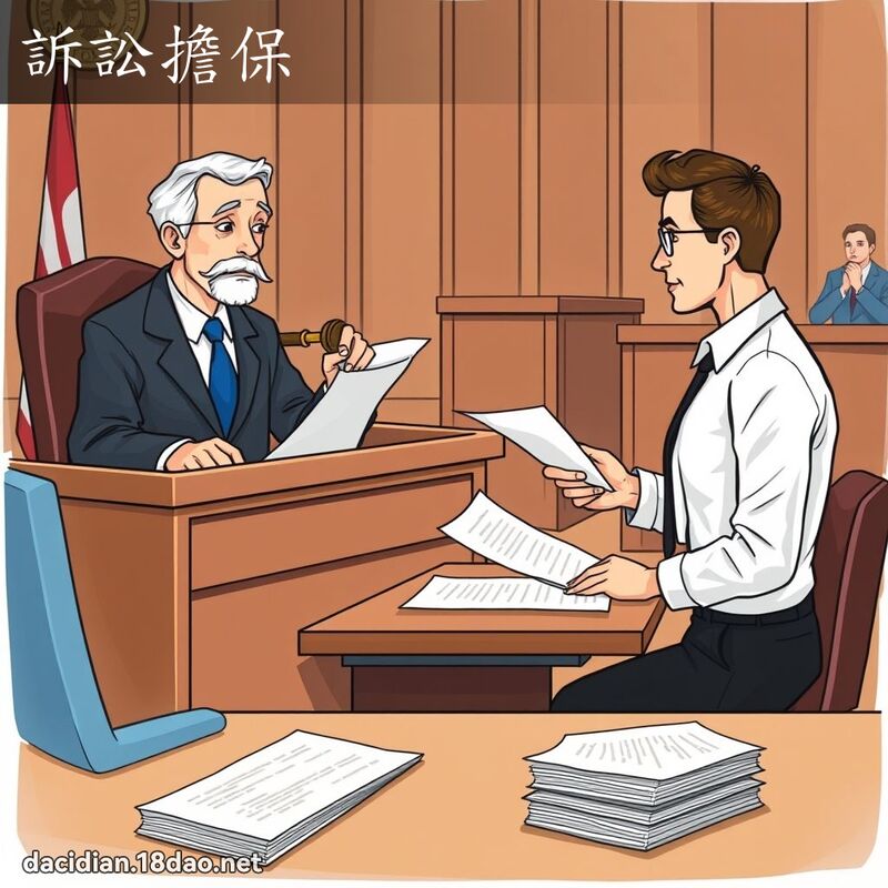訴訟擔保 - 國語大辭典配圖