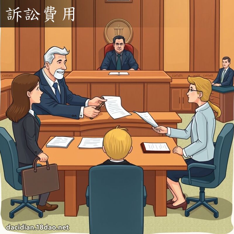 诉讼费用 - 国语大辞典配图
