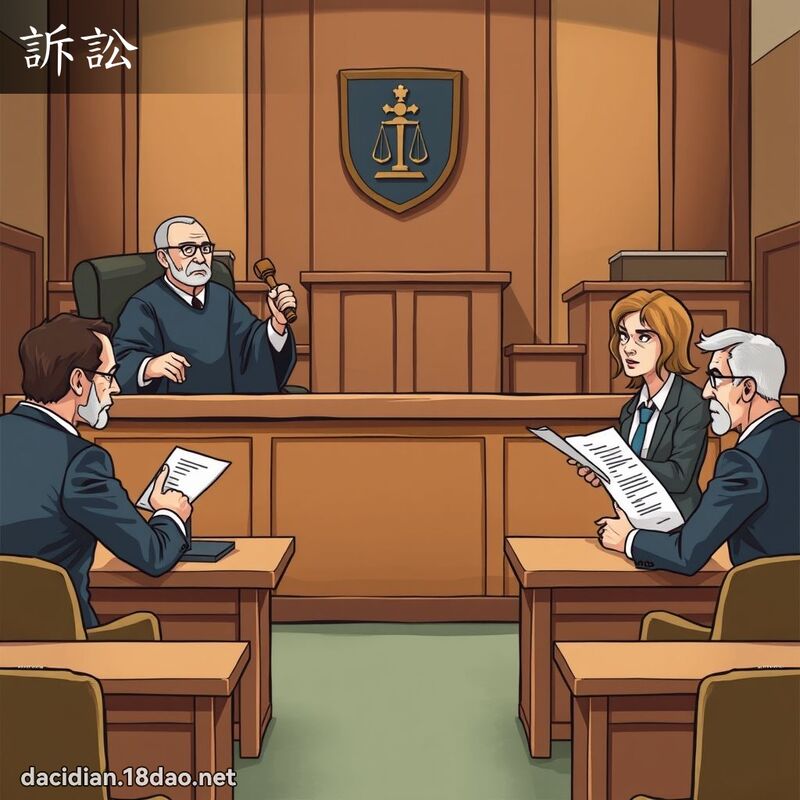 诉讼 - 国语大辞典配图