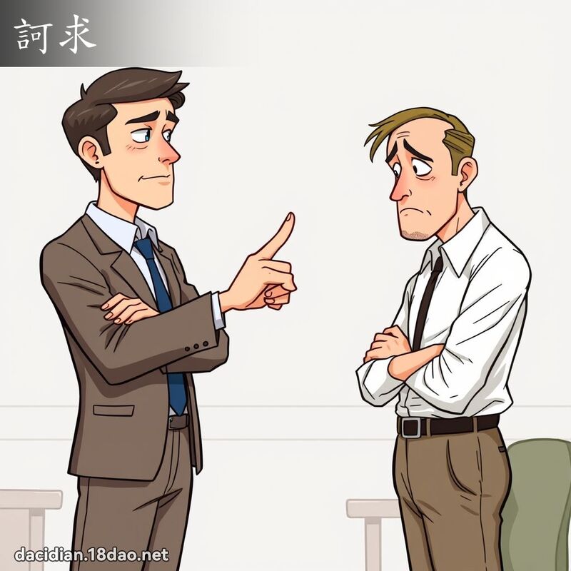 訶求 - 國語大辭典配圖