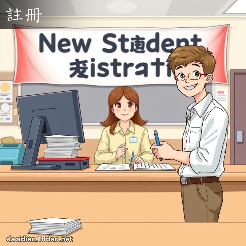 註冊 - 國語大辭典配圖