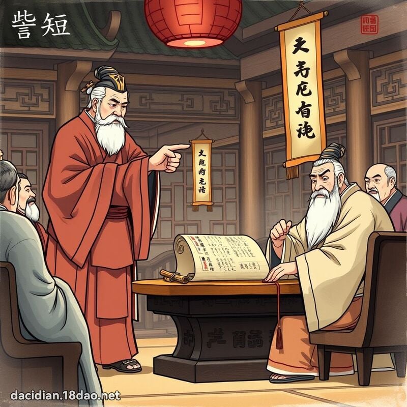 訾短 - 國語大辭典配圖