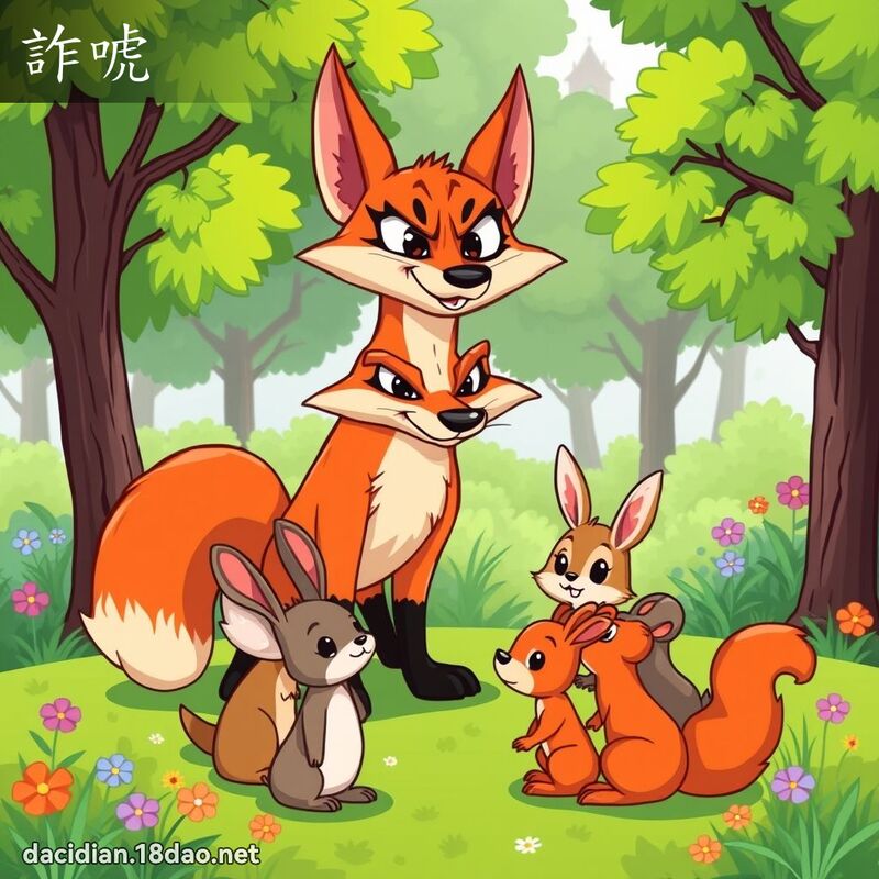 诈唬 - 国语大辞典配图