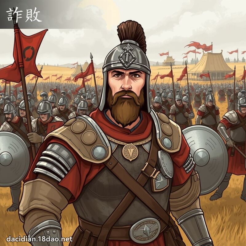 诈败 - 国语大辞典配图