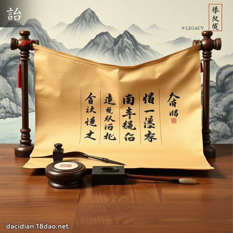 詒 - 國語大辭典配圖