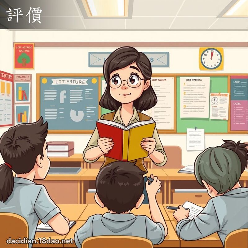 評價 - 國語大辭典配圖