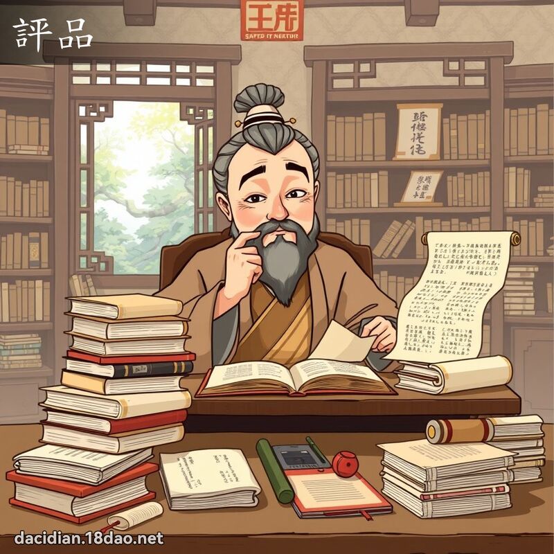 評品 - 國語大辭典配圖