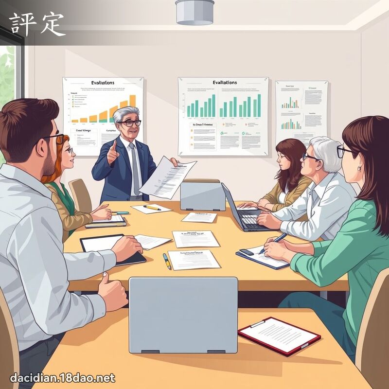 评定 - 国语大辞典配图