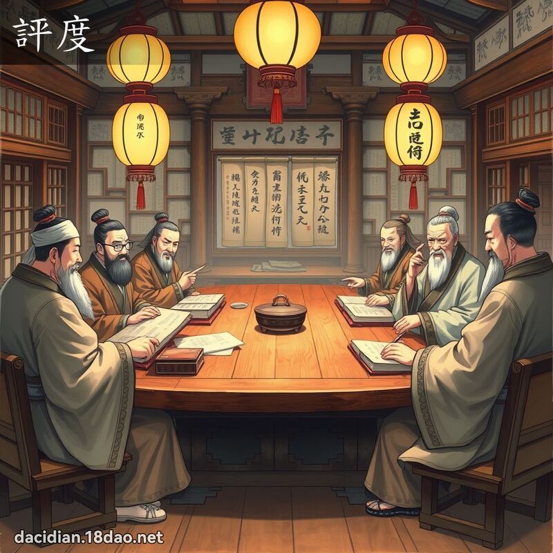 评度 - 国语大辞典配图