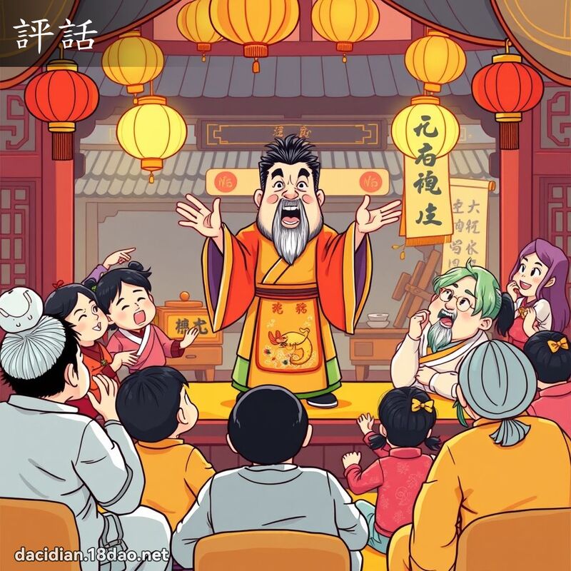 评话 - 国语大辞典配图