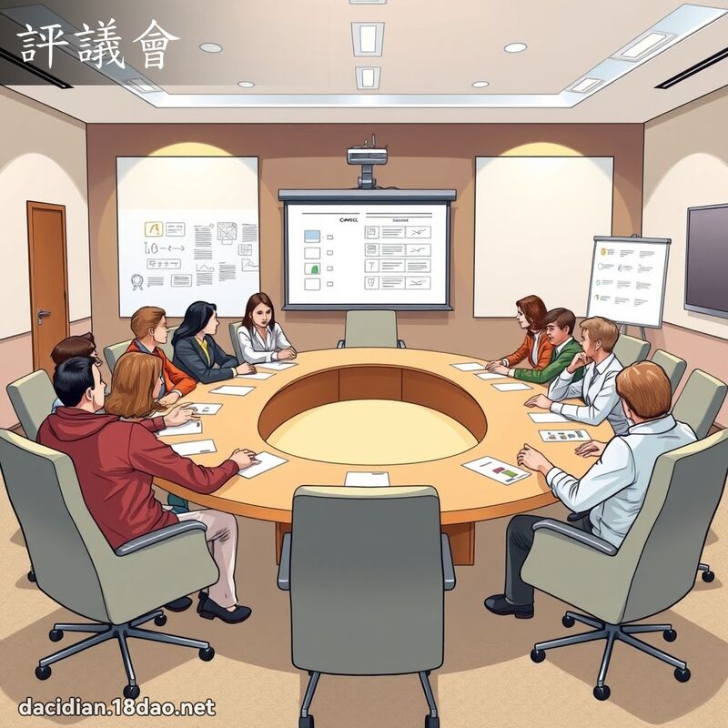 評議會 - 國語大辭典配圖