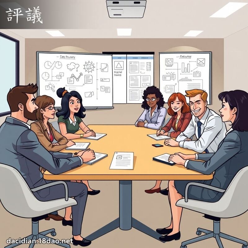 評議 - 國語大辭典配圖
