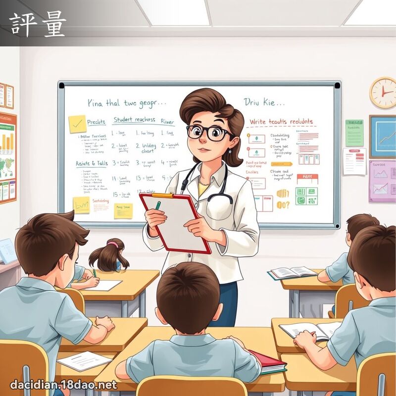評量 - 國語大辭典配圖