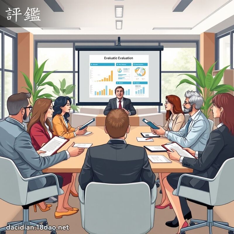 評鑑 - 國語大辭典配圖