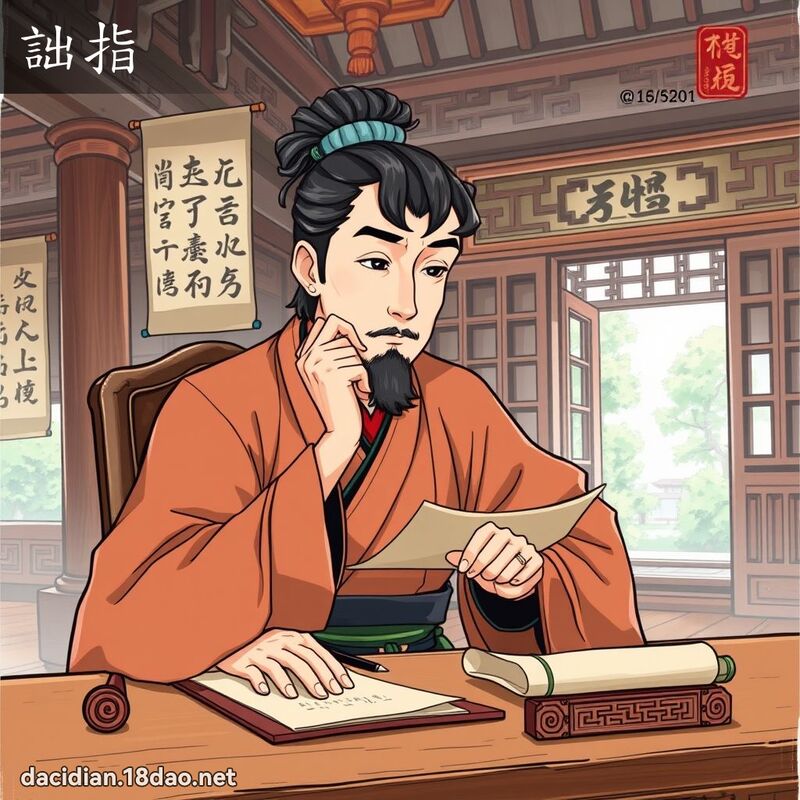 詘指 - 国语大辞典配图