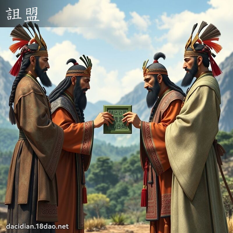诅盟 - 国语大辞典配图