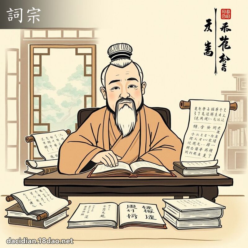 词宗 - 国语大辞典配图
