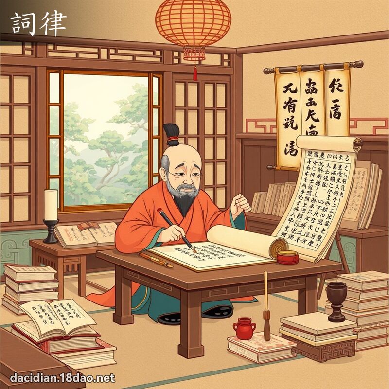 詞律 - 國語大辭典配圖