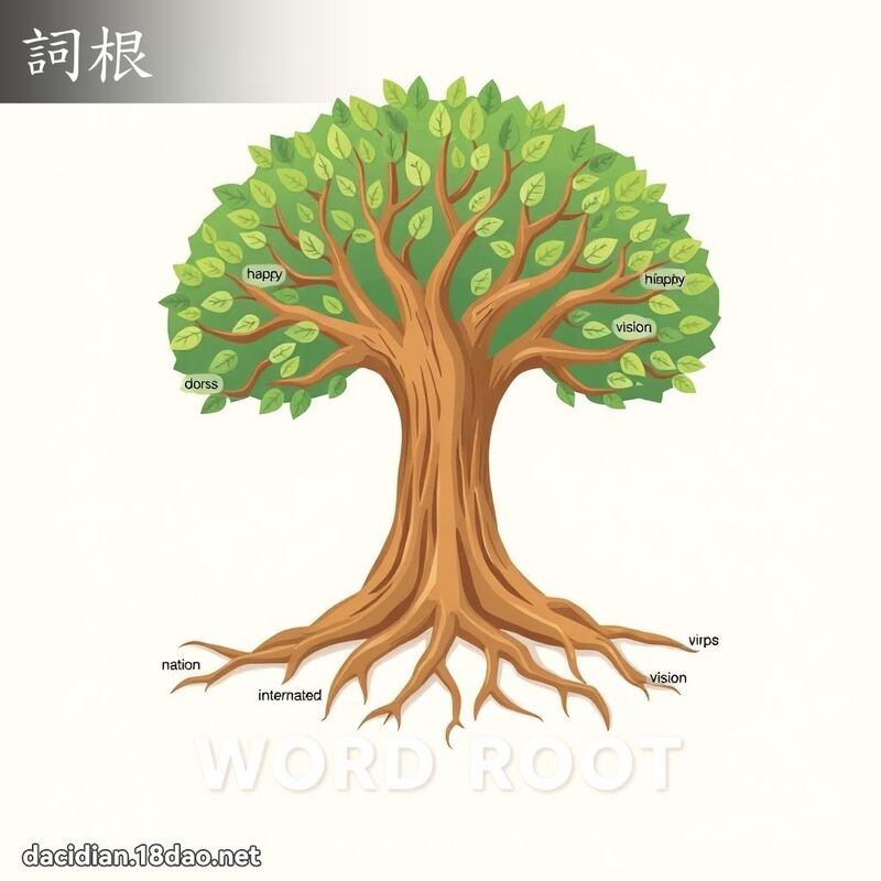 词根 - 国语大辞典配图