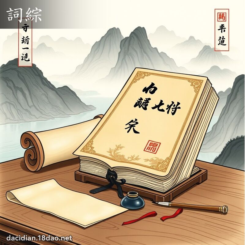 詞綜 - 國語大辭典配圖