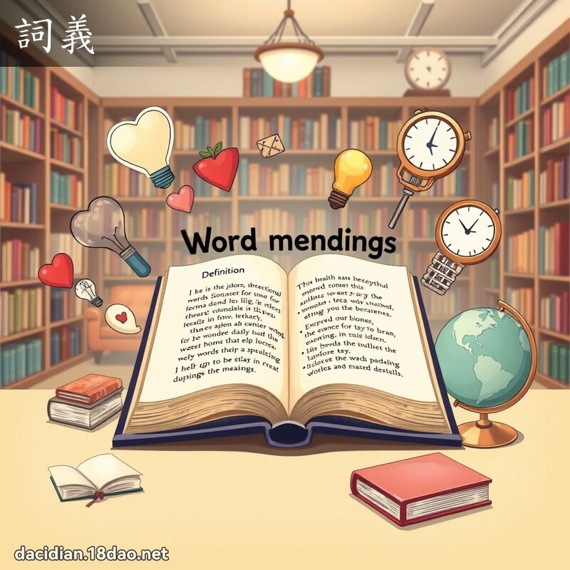 詞義 - 國語大辭典配圖