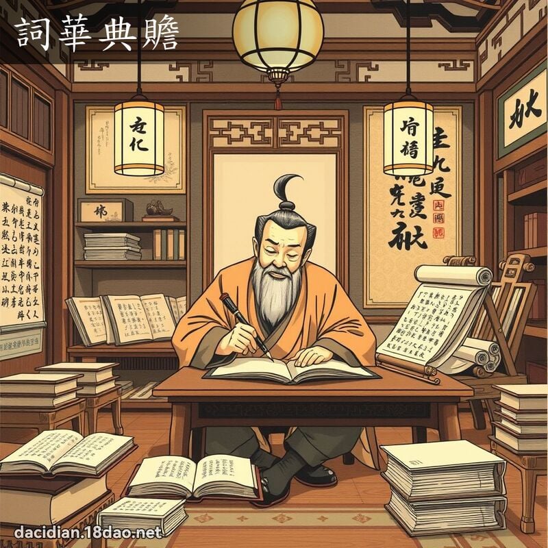 词华典赡 - 国语大辞典配图