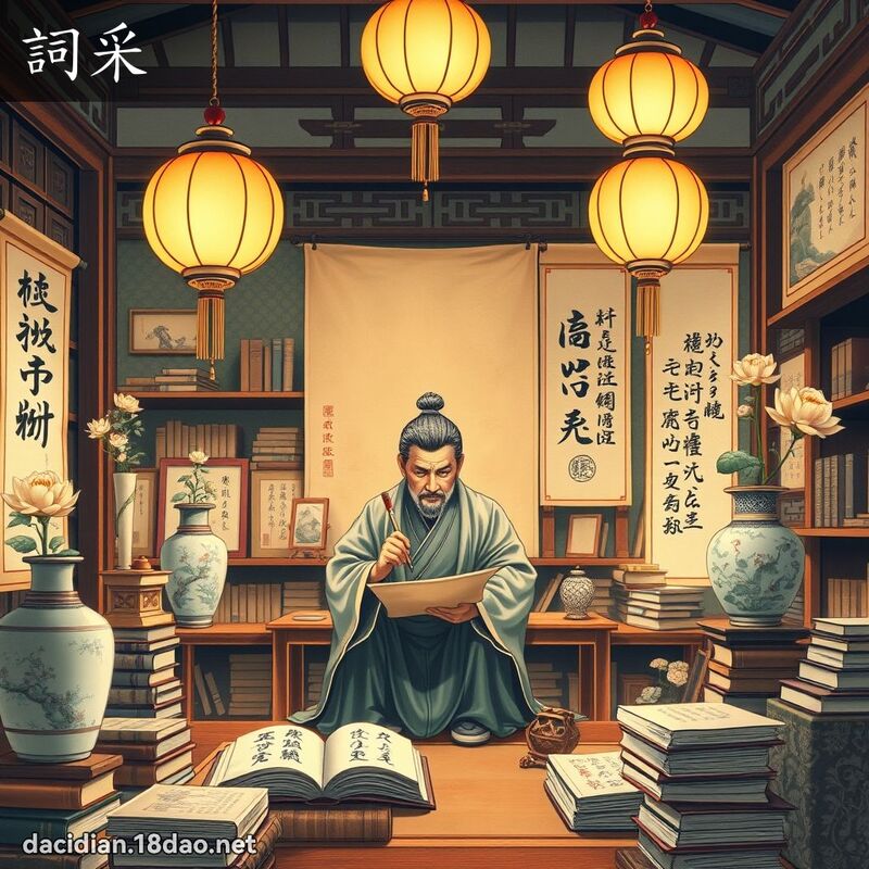 詞采 - 國語大辭典配圖