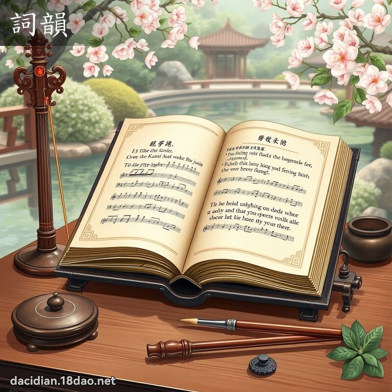 词韵 - 国语大辞典配图