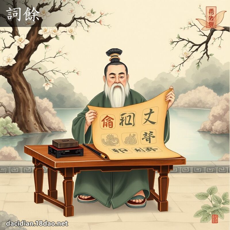 詞餘 - 國語大辭典配圖
