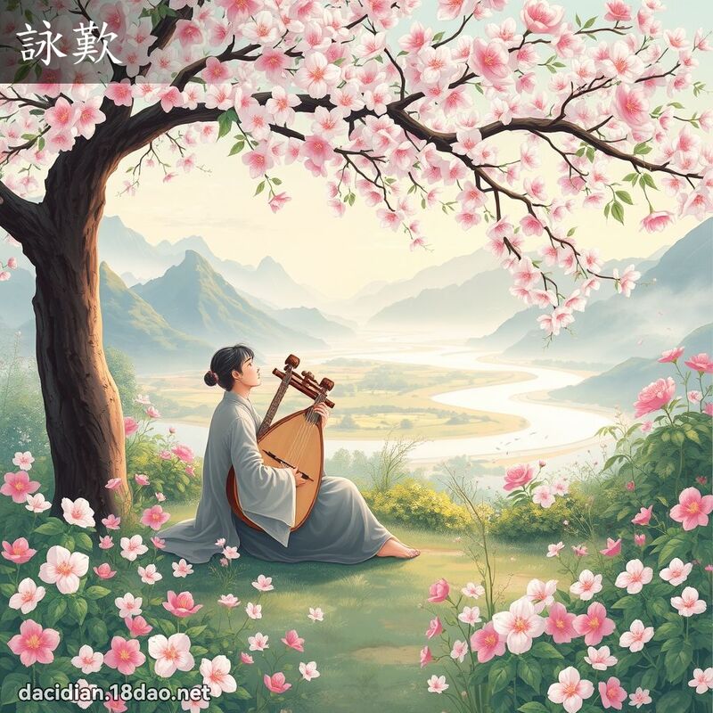 咏叹 - 国语大辞典配图
