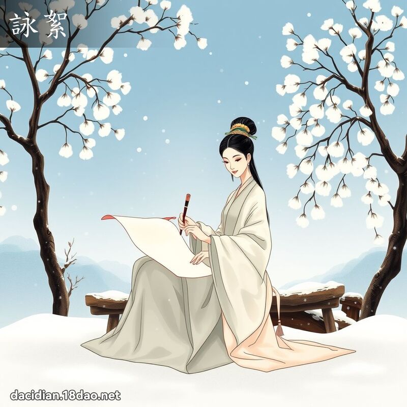 咏絮 - 国语大辞典配图