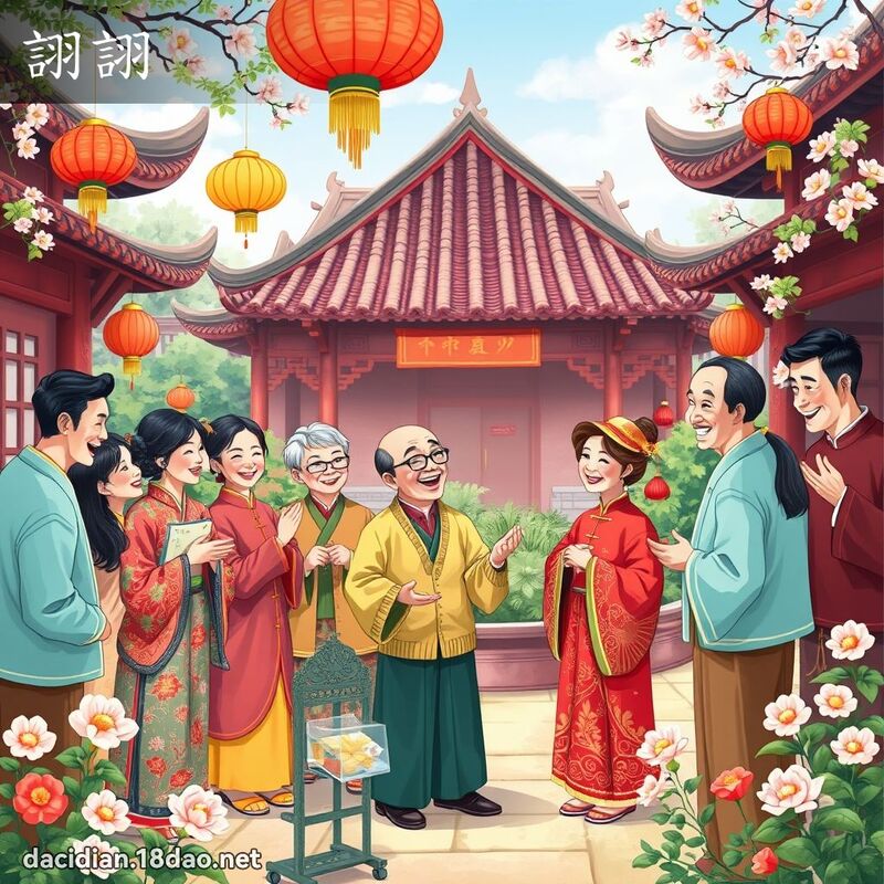 詡詡 - 国语大辞典配图