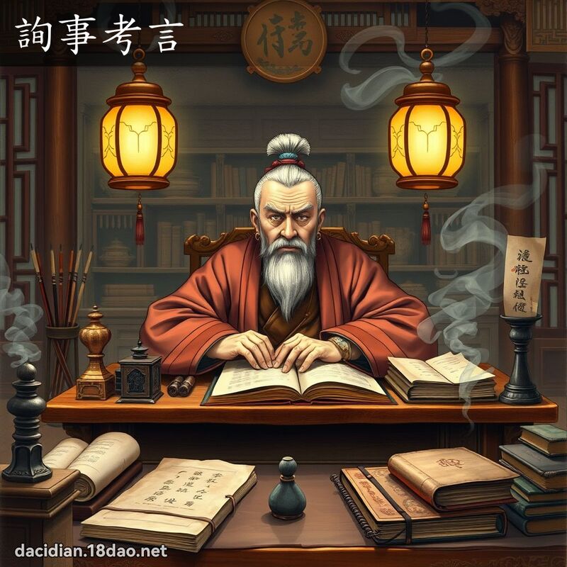 询事考言 - 国语大辞典配图