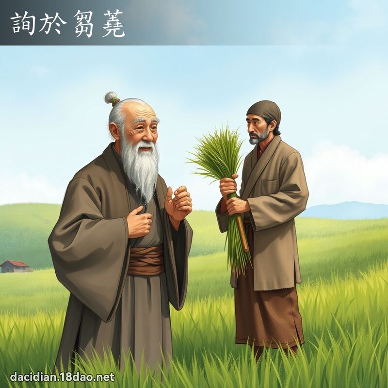 詢於芻蕘 - 國語大辭典配圖