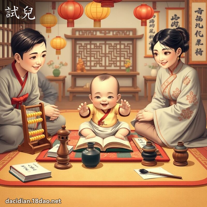 試兒 - 國語大辭典配圖