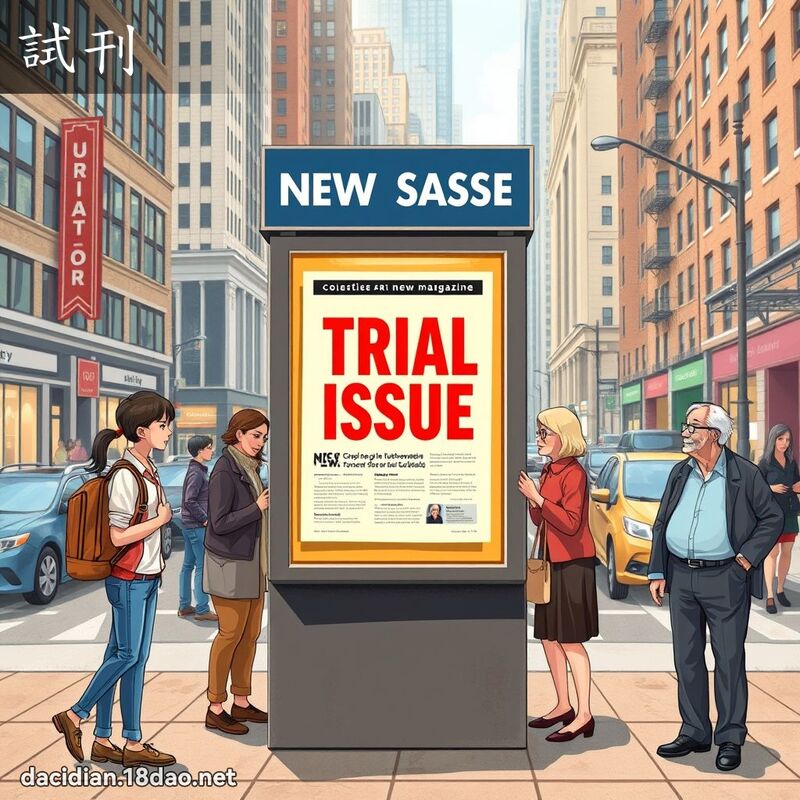试刊 - 国语大辞典配图