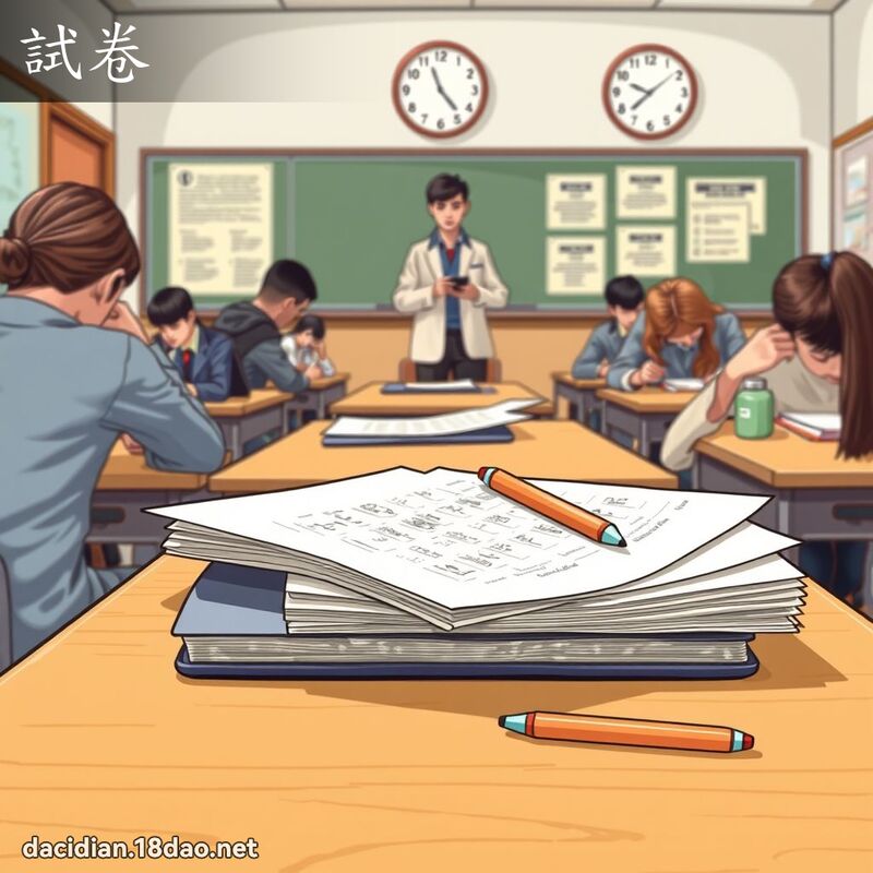 試卷 - 國語大辭典配圖