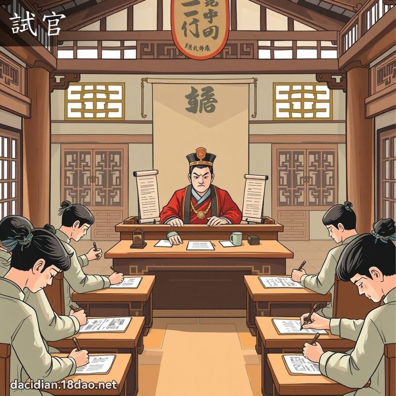 试官 - 国语大辞典配图