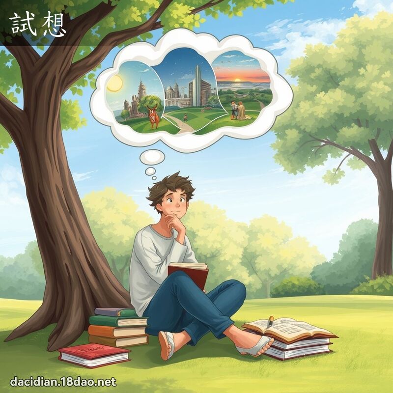 试想 - 国语大辞典配图