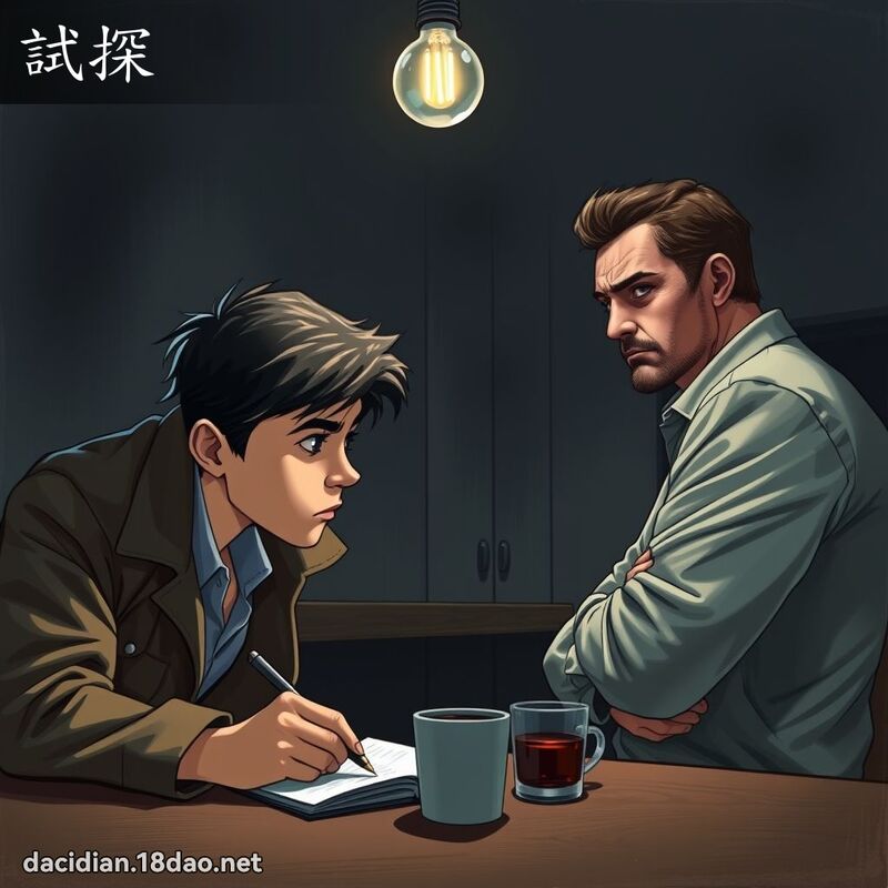 试探 - 国语大辞典配图