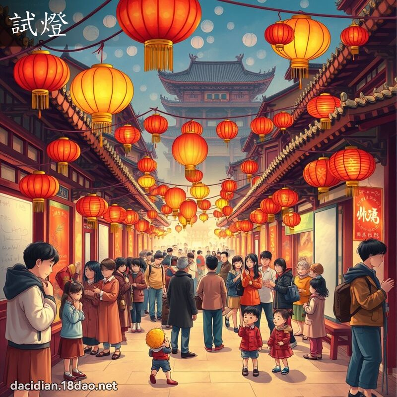 試燈 - 國語大辭典配圖
