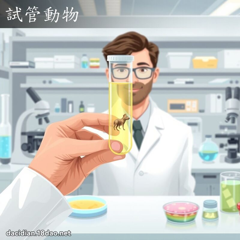 试管动物 - 国语大辞典配图