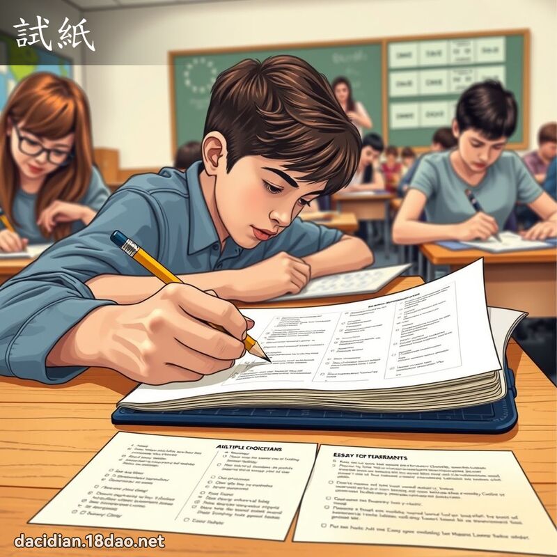 试纸 - 国语大辞典配图