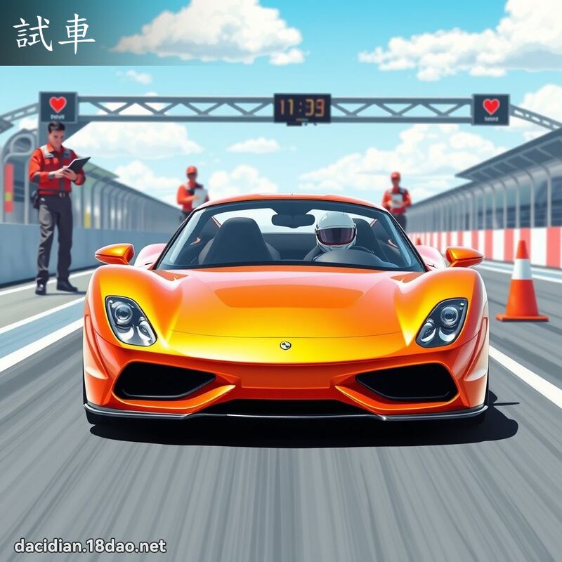 试车 - 国语大辞典配图