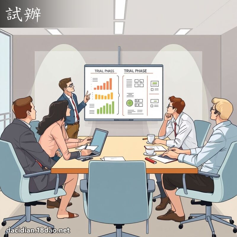试办 - 国语大辞典配图