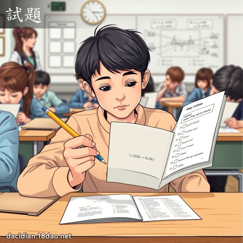 試題 - 國語大辭典配圖