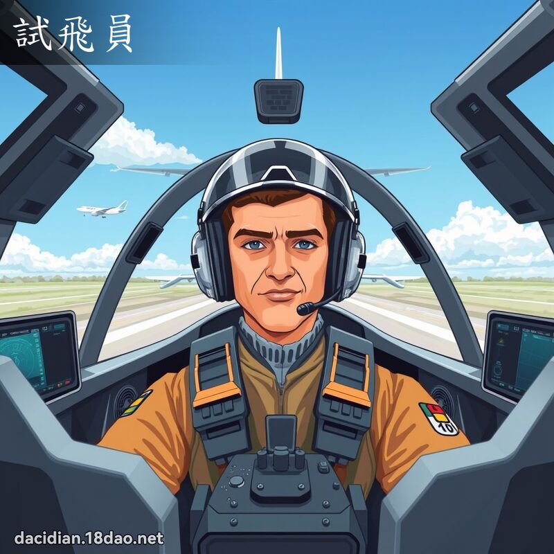 試飛員 - 國語大辭典配圖