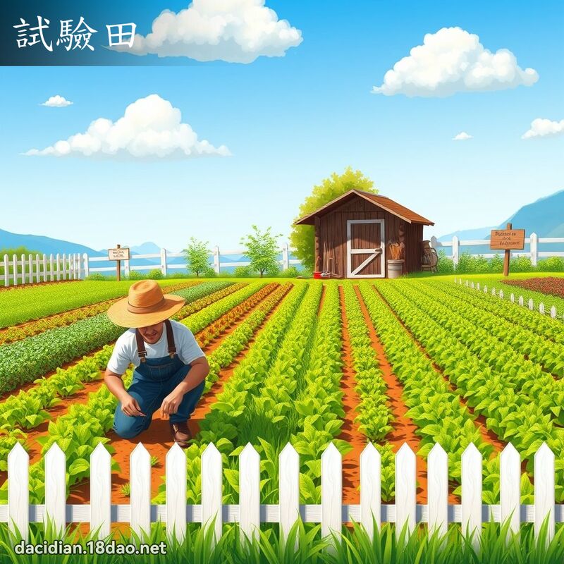试验田 - 国语大辞典配图