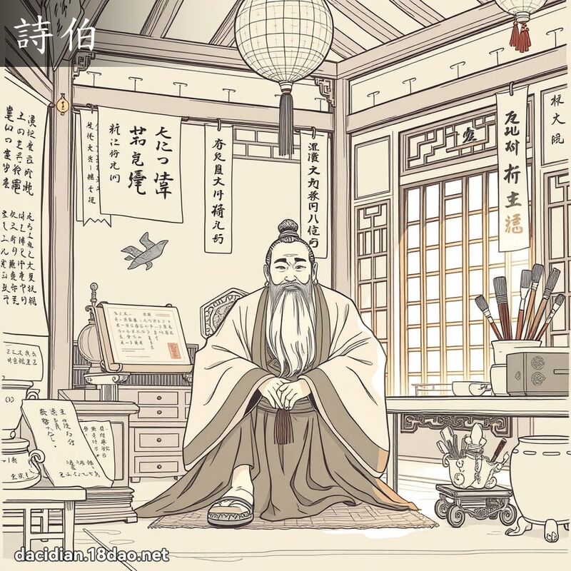 詩伯 - 國語大辭典配圖